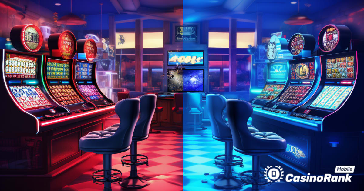Vergelijking tussen online casino's en mobiele casino's Blackjack