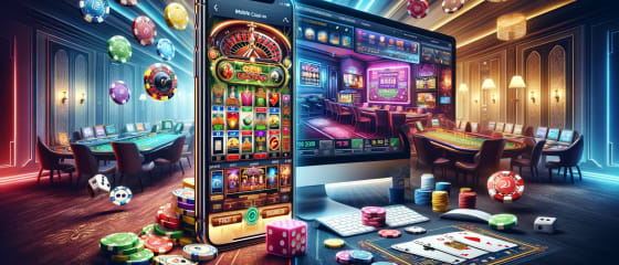 Mobiele casino's versus online casino's: een gedetailleerde vergelijking
