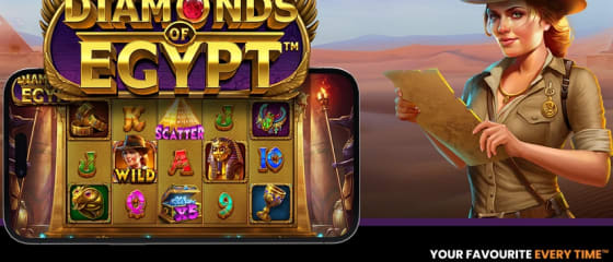 Pragmatic Play lanceert Diamonds of Egypt-slot met 4 spannende jackpots